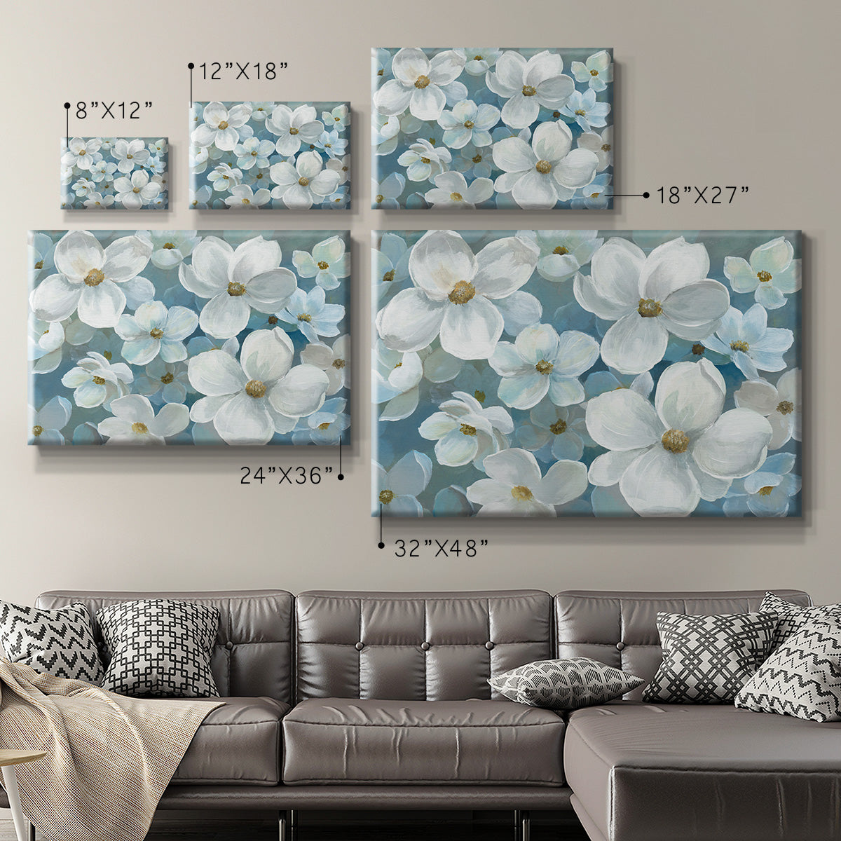 White Expression Premium Gallery Wrapped Canvas - Ready to Hang