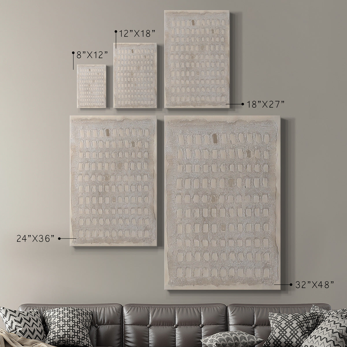 Pearl Punch Card I Premium Gallery Wrapped Canvas - Ready to Hang
