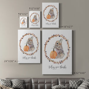 Harvest Home Bunny Premium Gallery Wrapped Canvas - Ready to Hang