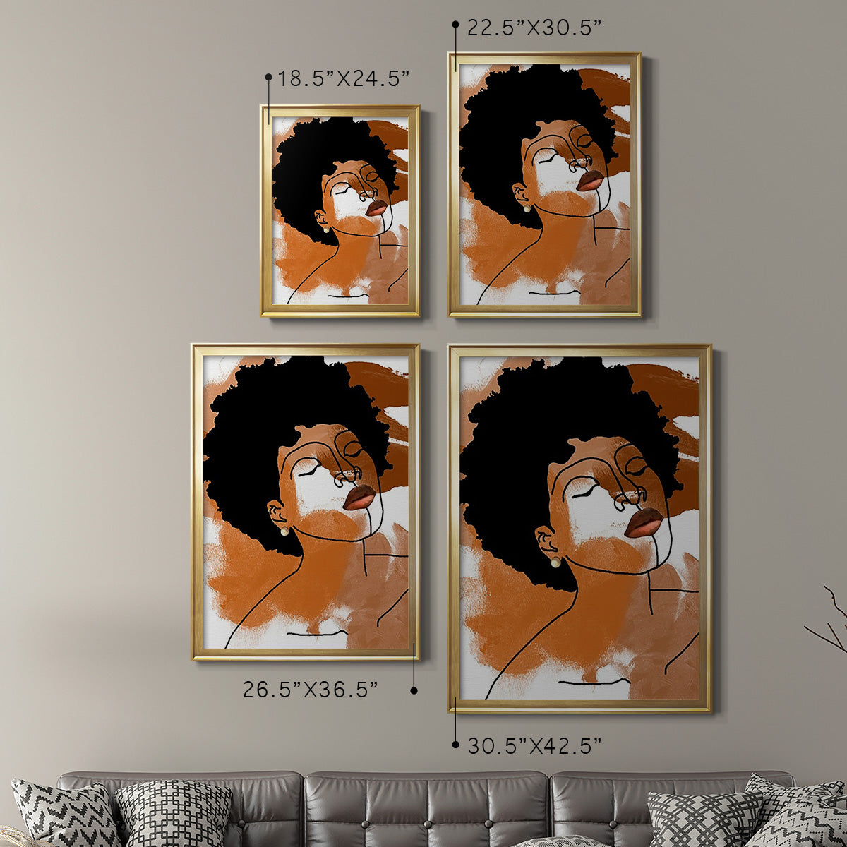 Phenomal Women IV Premium Framed Print - Ready to Hang