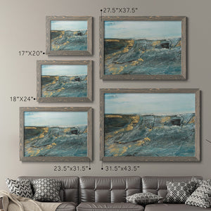 Flow of Love in Ocean I-Premium Framed Canvas - Ready to Hang