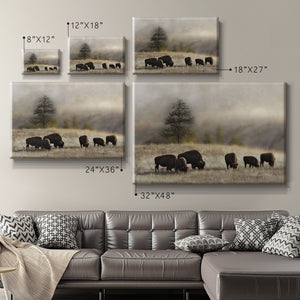 Ridge Grazing Premium Gallery Wrapped Canvas - Ready to Hang