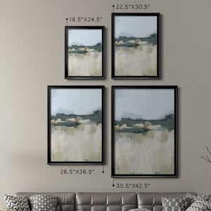 Brushstroke Badlands I Premium Framed Print - Ready to Hang