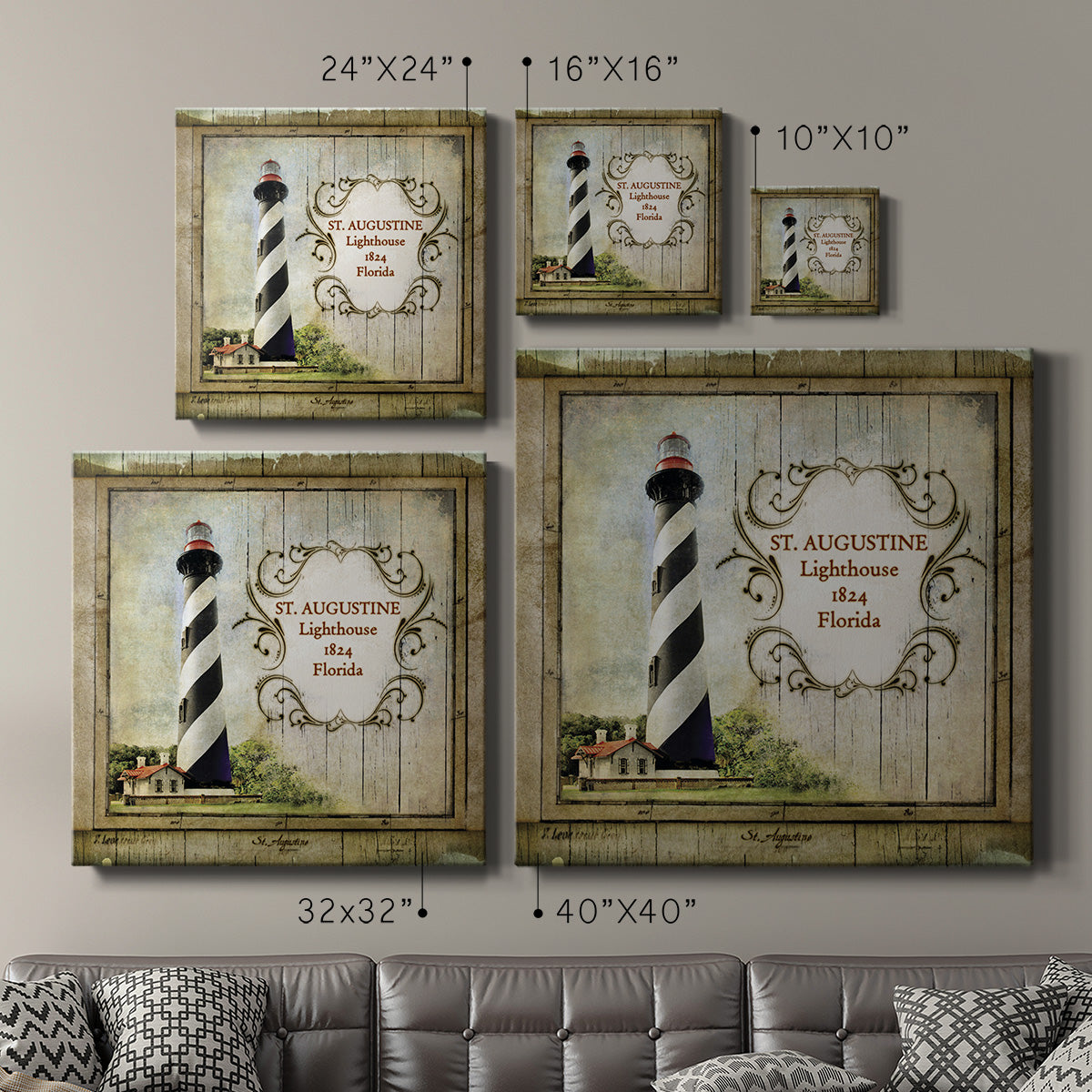 Florida Lighthouse IX-Premium Gallery Wrapped Canvas - Ready to Hang
