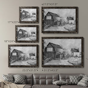 Day at the Farm-Premium Framed Canvas - Ready to Hang