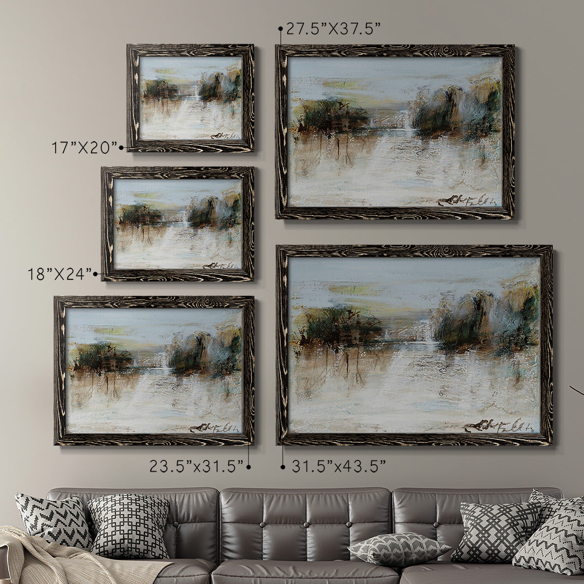 Wintery Horizon I-Premium Framed Canvas - Ready to Hang