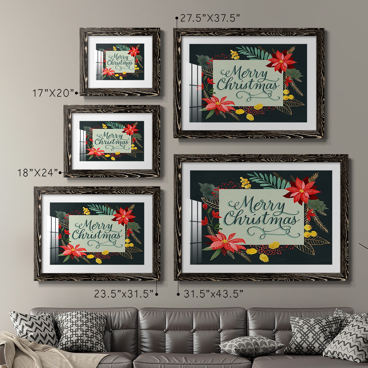 Bright Christmas Night  I-Premium Framed Print - Ready to Hang