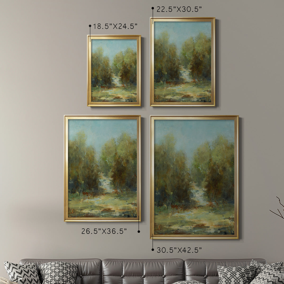 A Walk In The Woods Premium Framed Print - Ready to Hang