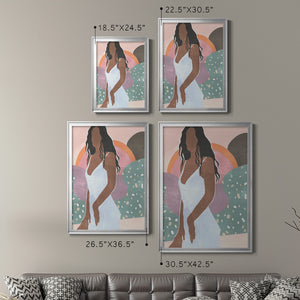 Curly Lady I Premium Framed Print - Ready to Hang