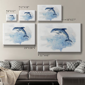 Wave Jumping Premium Gallery Wrapped Canvas - Ready to Hang