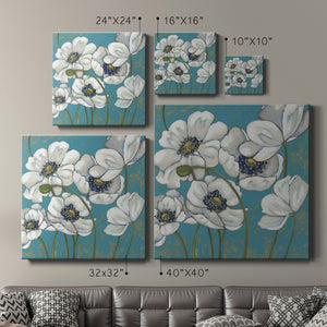 Lakeside Poppies I-Premium Gallery Wrapped Canvas - Ready to Hang