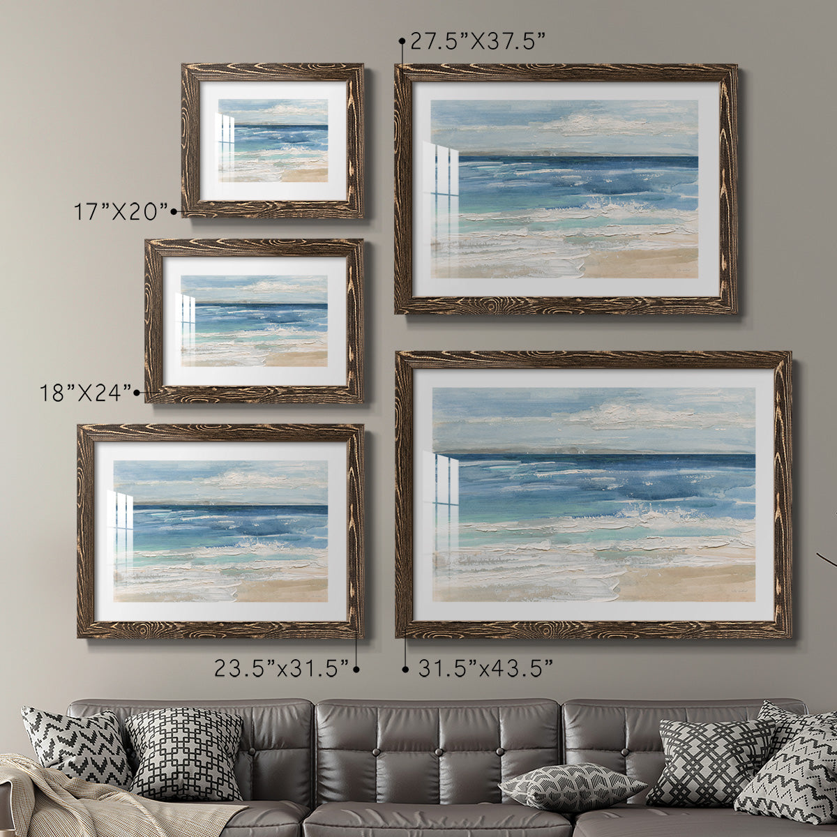 Ocean Waves I-Premium Framed Print - Ready to Hang