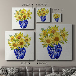 Sun Flower Still Life II-Premium Gallery Wrapped Canvas - Ready to Hang