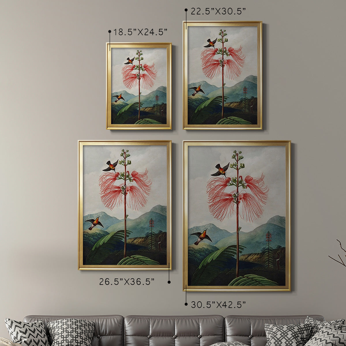 Temple of Flora VIII Premium Framed Print - Ready to Hang