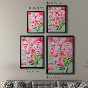 This Year's Peonies I Premium Framed Print - Ready to Hang