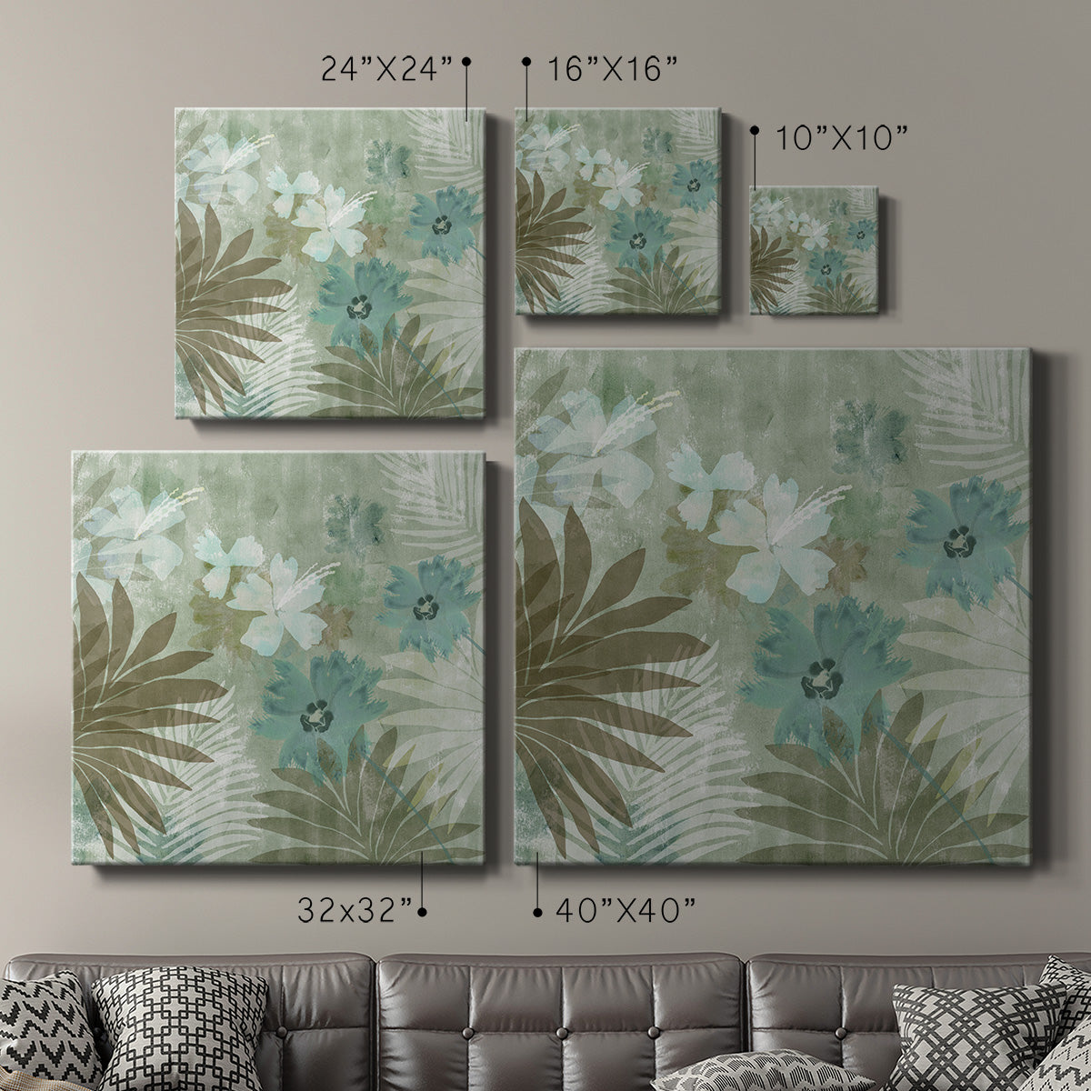 Flower Memories III-Premium Gallery Wrapped Canvas - Ready to Hang