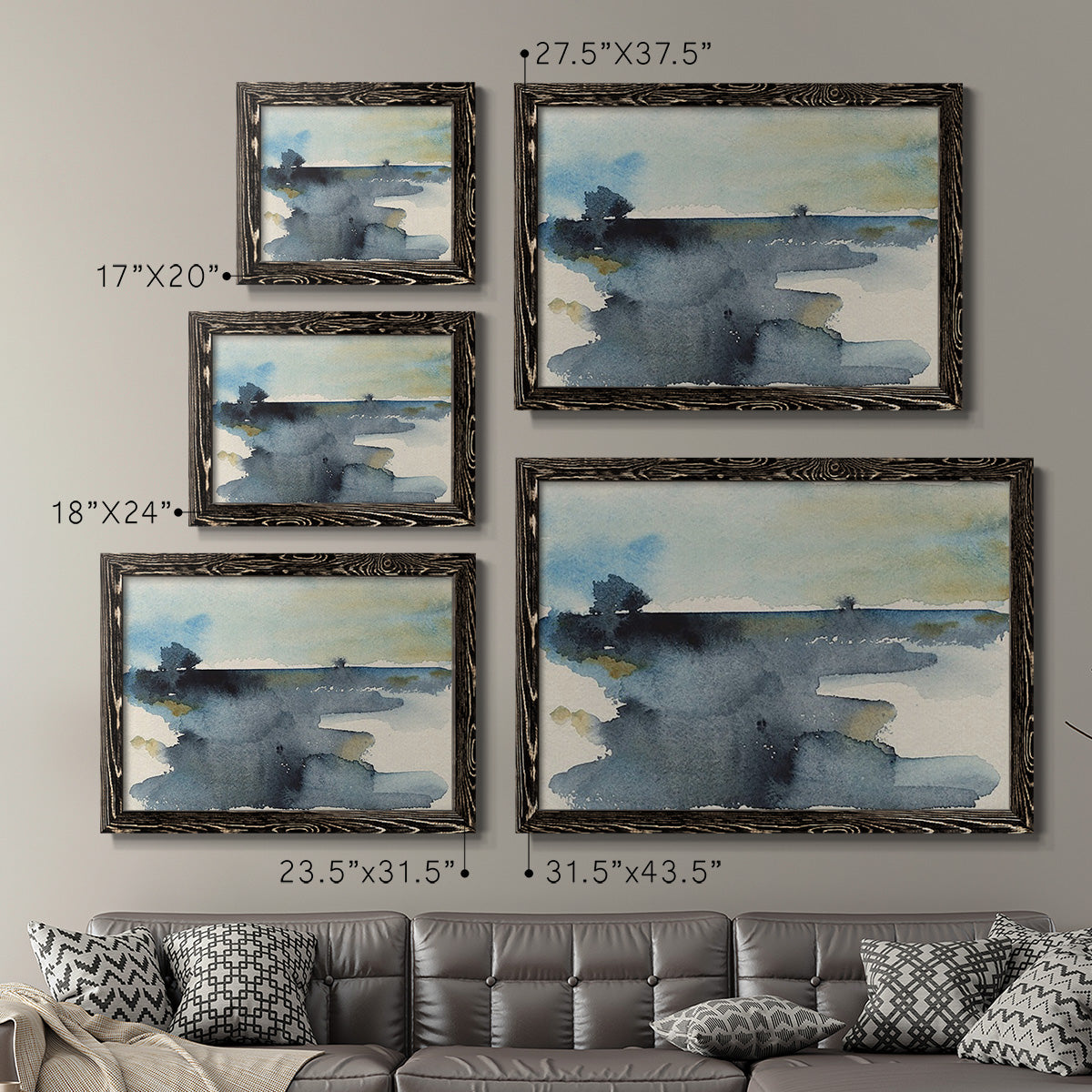 Upheval IV-Premium Framed Canvas - Ready to Hang