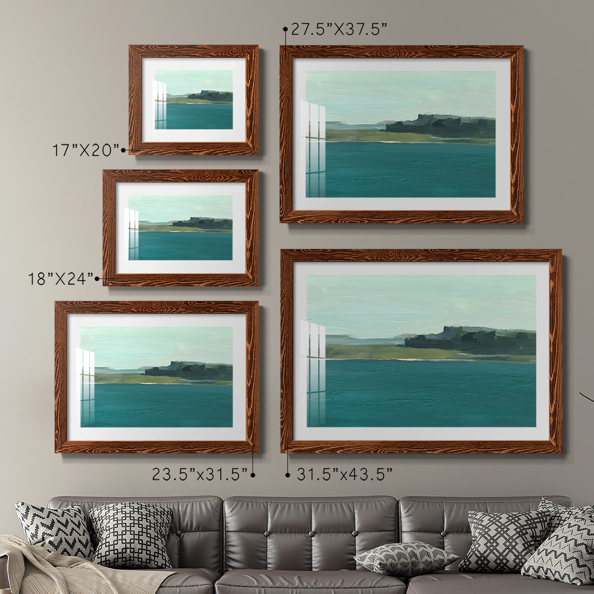 Calming Lake View II-Premium Framed Print - Ready to Hang