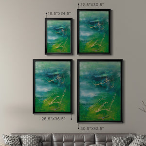 Peaceful Diptych I Premium Framed Print - Ready to Hang