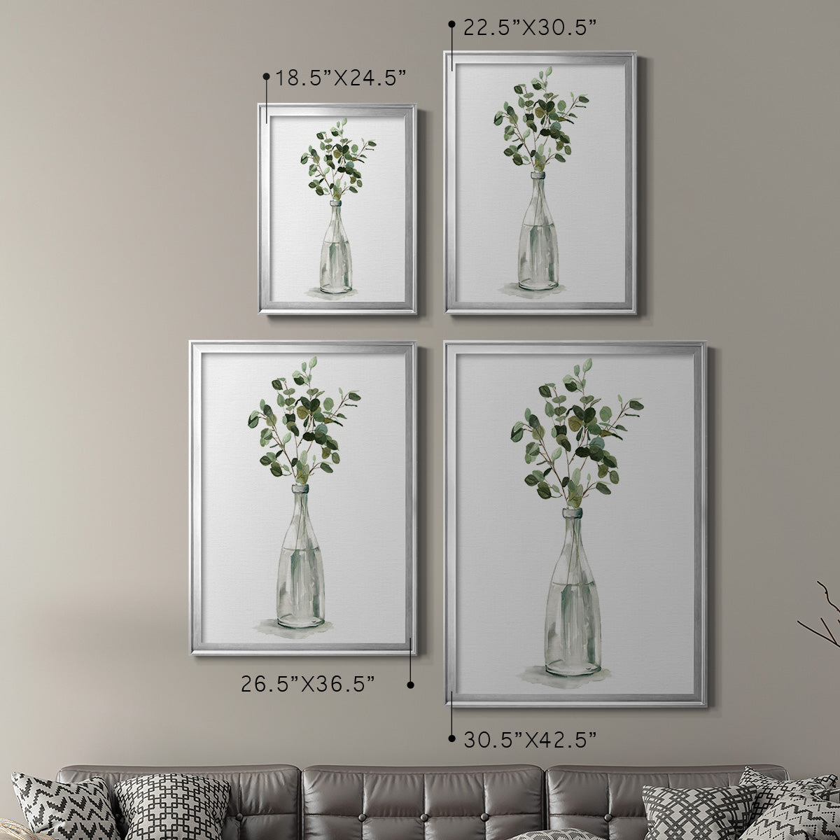 Botanical Arrangement I Premium Framed Print - Ready to Hang