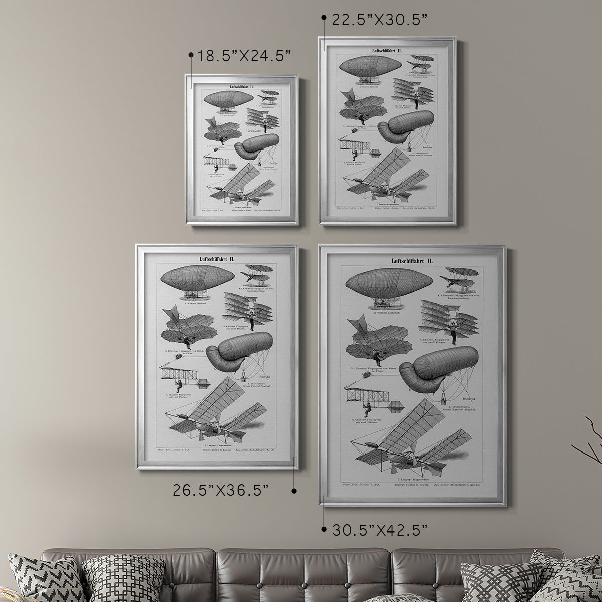 Industrial Flight Premium Framed Print - Ready to Hang