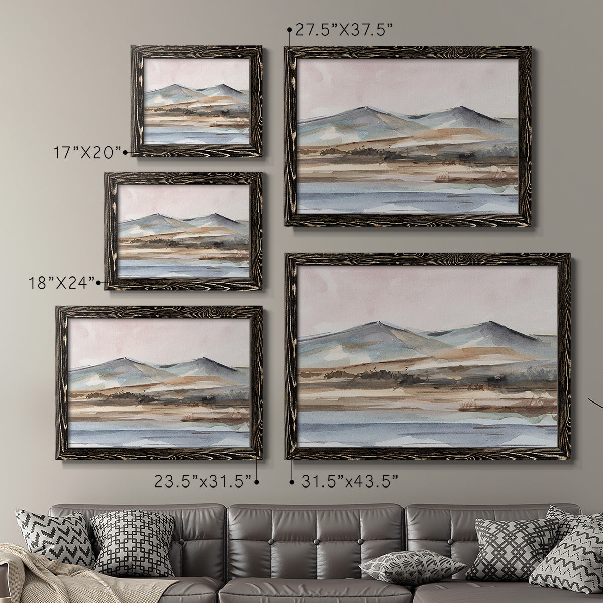 Autumn Mountain Valley II-Premium Framed Canvas - Ready to Hang