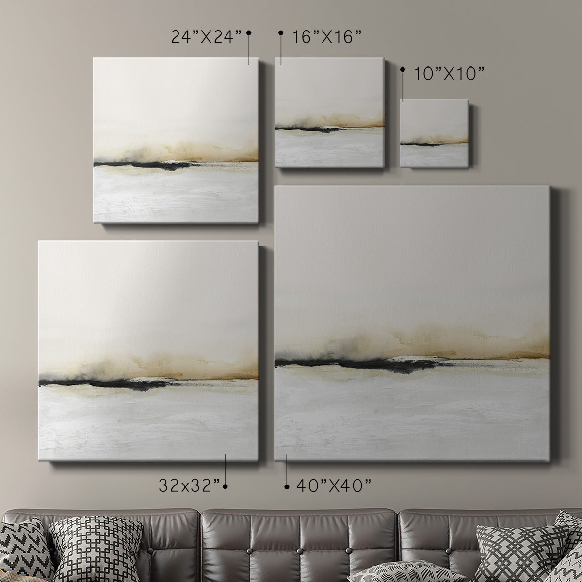 Floating Cinder I-Premium Gallery Wrapped Canvas - Ready to Hang