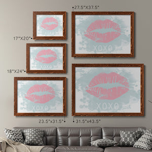 XOXO in Color-Premium Framed Canvas - Ready to Hang