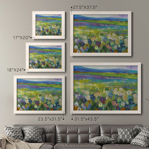 Flowerfields-Premium Framed Canvas - Ready to Hang