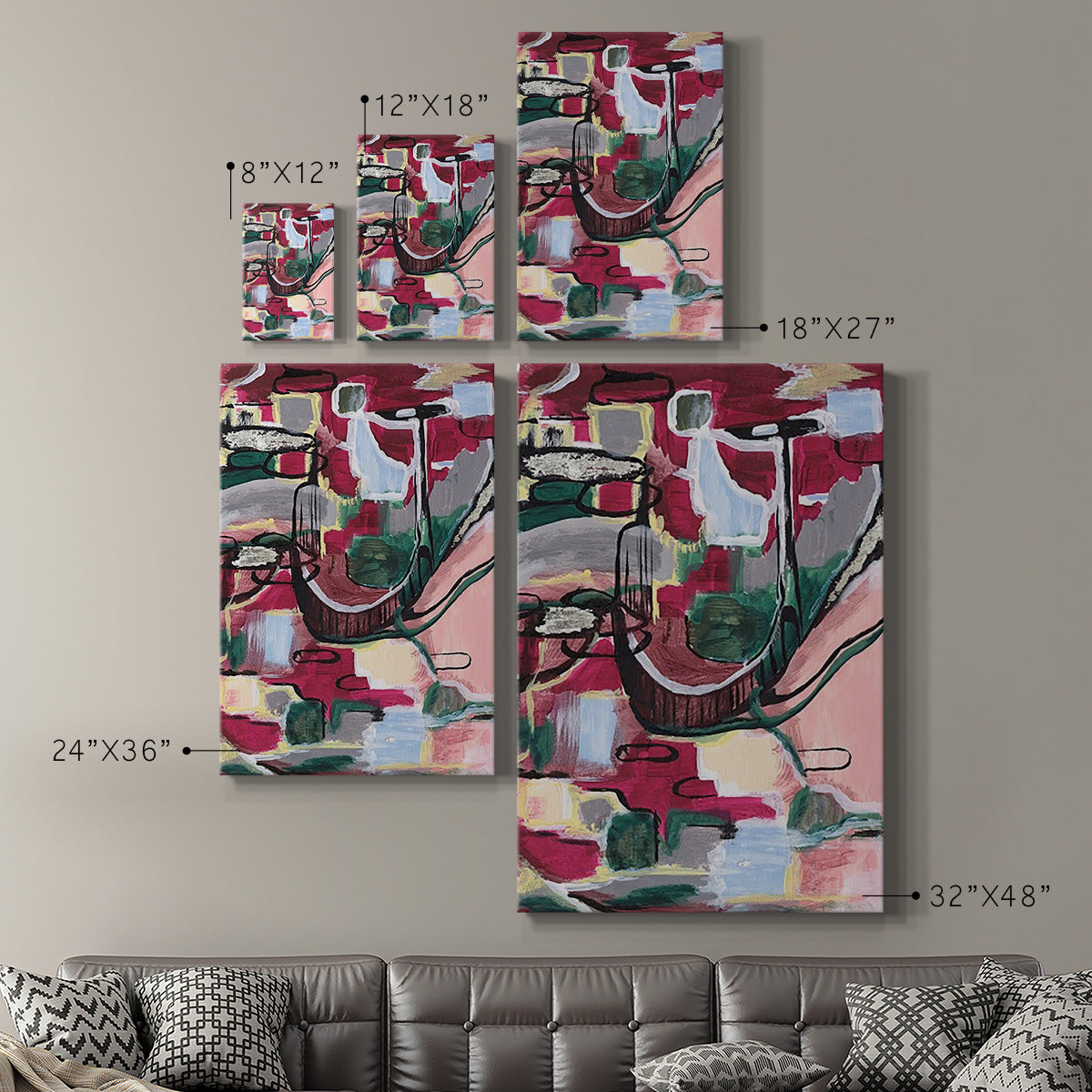 Multiple Wavelengths II Premium Gallery Wrapped Canvas - Ready to Hang