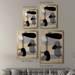 Interconnected Shapes II Premium Framed Print - Ready to Hang