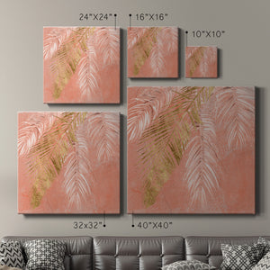 Golden Palms I-Premium Gallery Wrapped Canvas - Ready to Hang