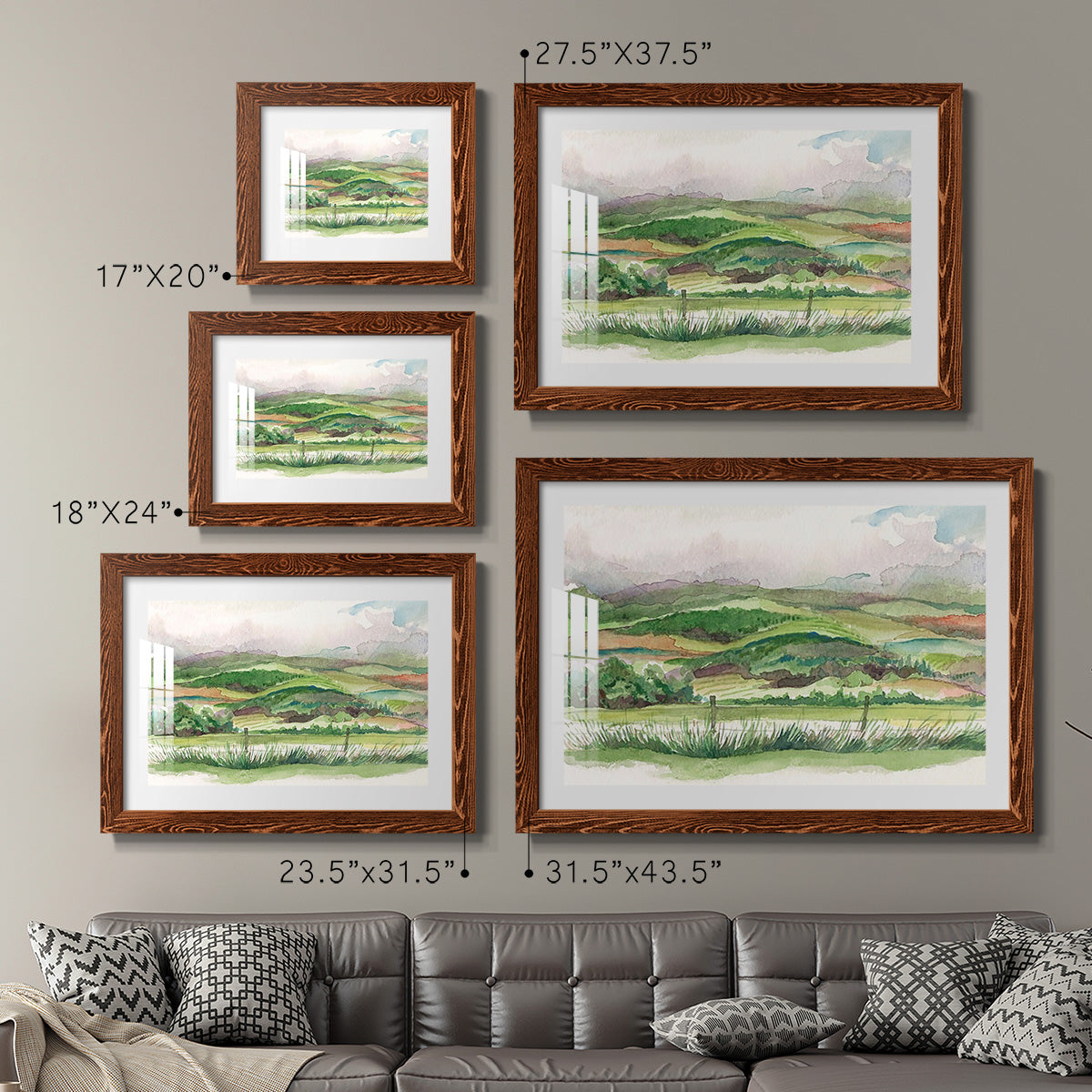 Bennachie Rain I-Premium Framed Print - Ready to Hang