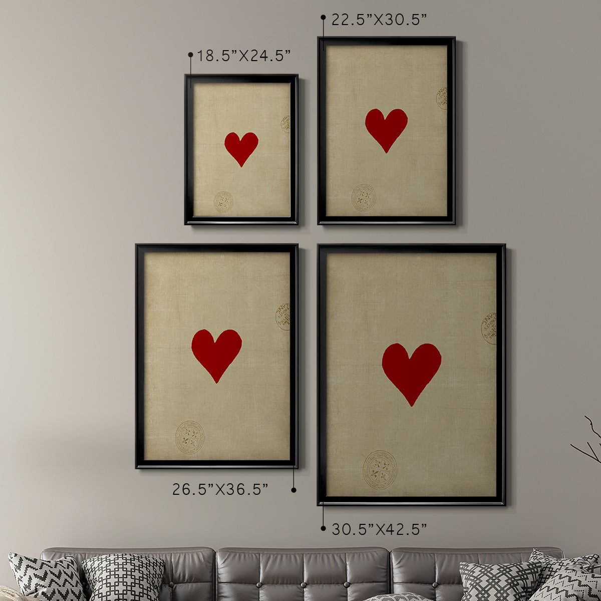 Heart Premium Framed Print - Ready to Hang