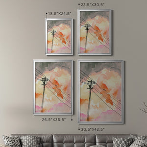 Cloudy Communication II Premium Framed Print - Ready to Hang