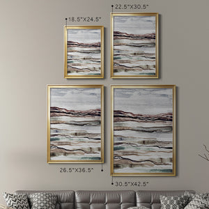 Muted Earth Layers I Premium Framed Print - Ready to Hang