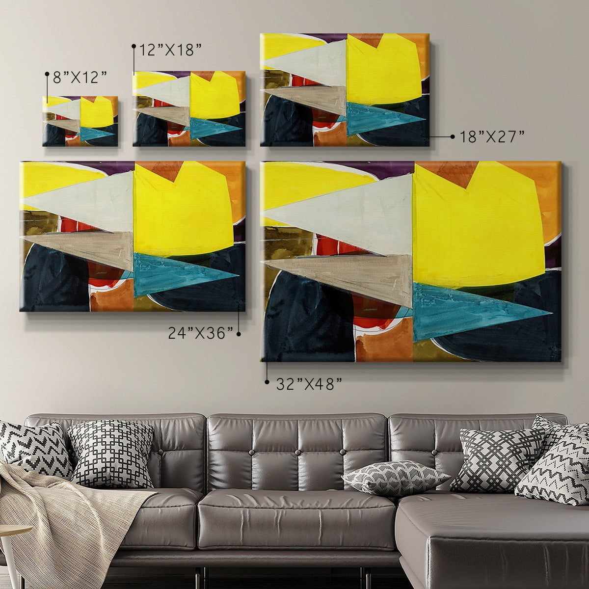 Jigsaw 1 Premium Gallery Wrapped Canvas - Ready to Hang