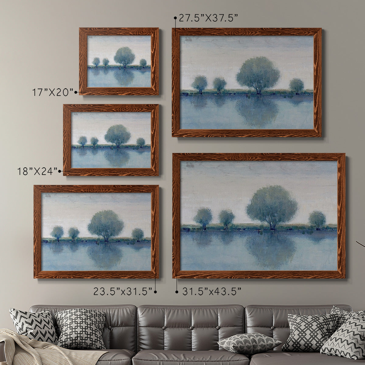 Afternoon Reflection II-Premium Framed Canvas - Ready to Hang