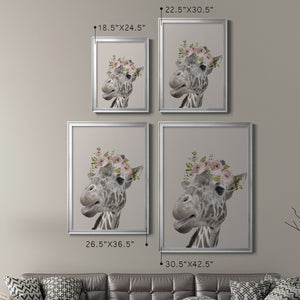 Sepia Botanical Journal I - Modern Framed Canvas Print