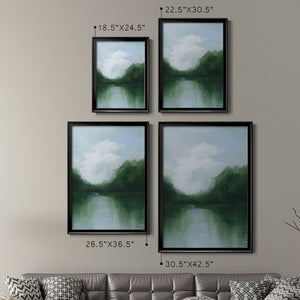 Mossy Reflections II Premium Framed Print - Ready to Hang