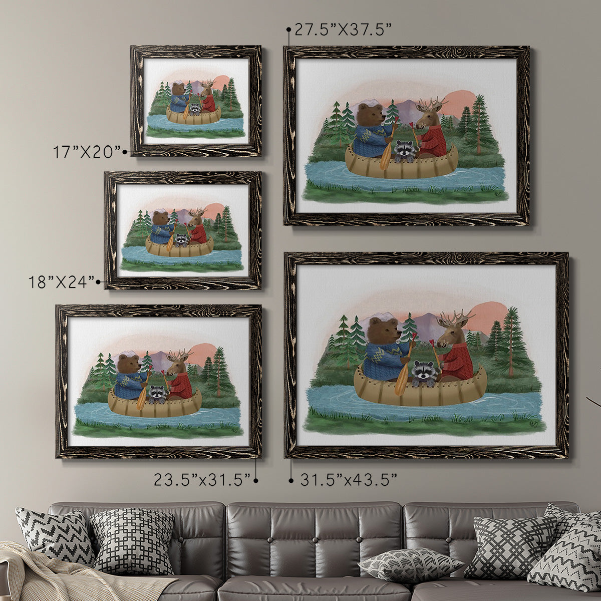 River Trip-Premium Framed Canvas - Ready to Hang