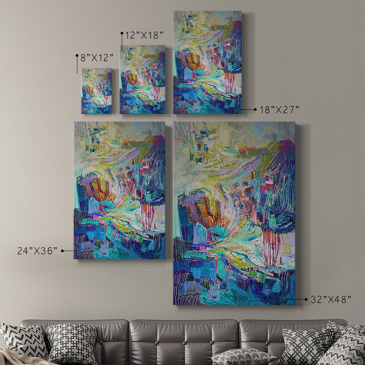 Gathering up the Goddess I Premium Gallery Wrapped Canvas - Ready to Hang