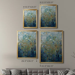 Falling Leaves Premium Framed Print - Ready to Hang