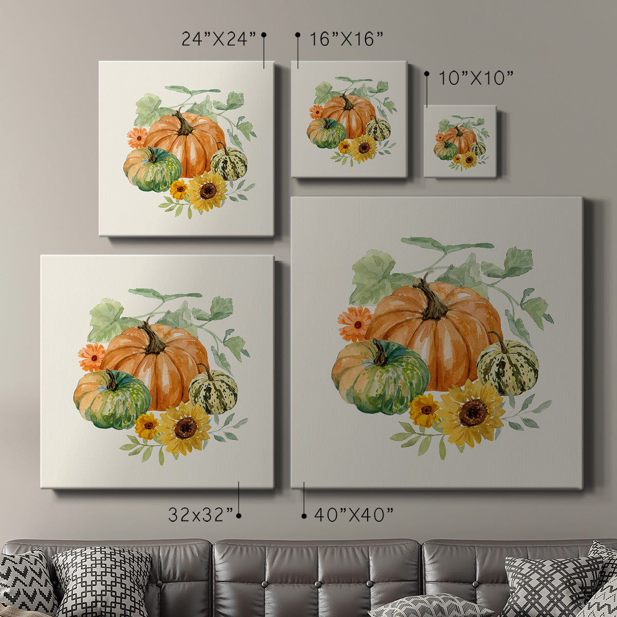 Hello Autumn II-Premium Gallery Wrapped Canvas - Ready to Hang
