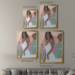 Curly Lady I Premium Framed Print - Ready to Hang