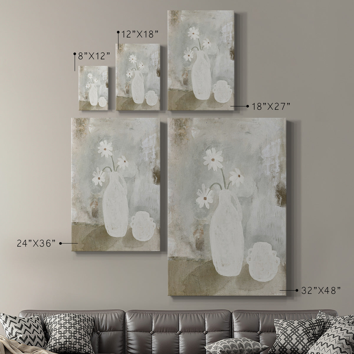 Sunday Blooms Premium Gallery Wrapped Canvas - Ready to Hang