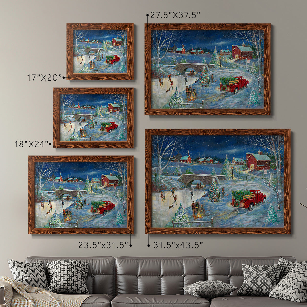 Warm Holiday Memories-Premium Framed Canvas - Ready to Hang