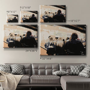 Late Night Queue Premium Gallery Wrapped Canvas - Ready to Hang