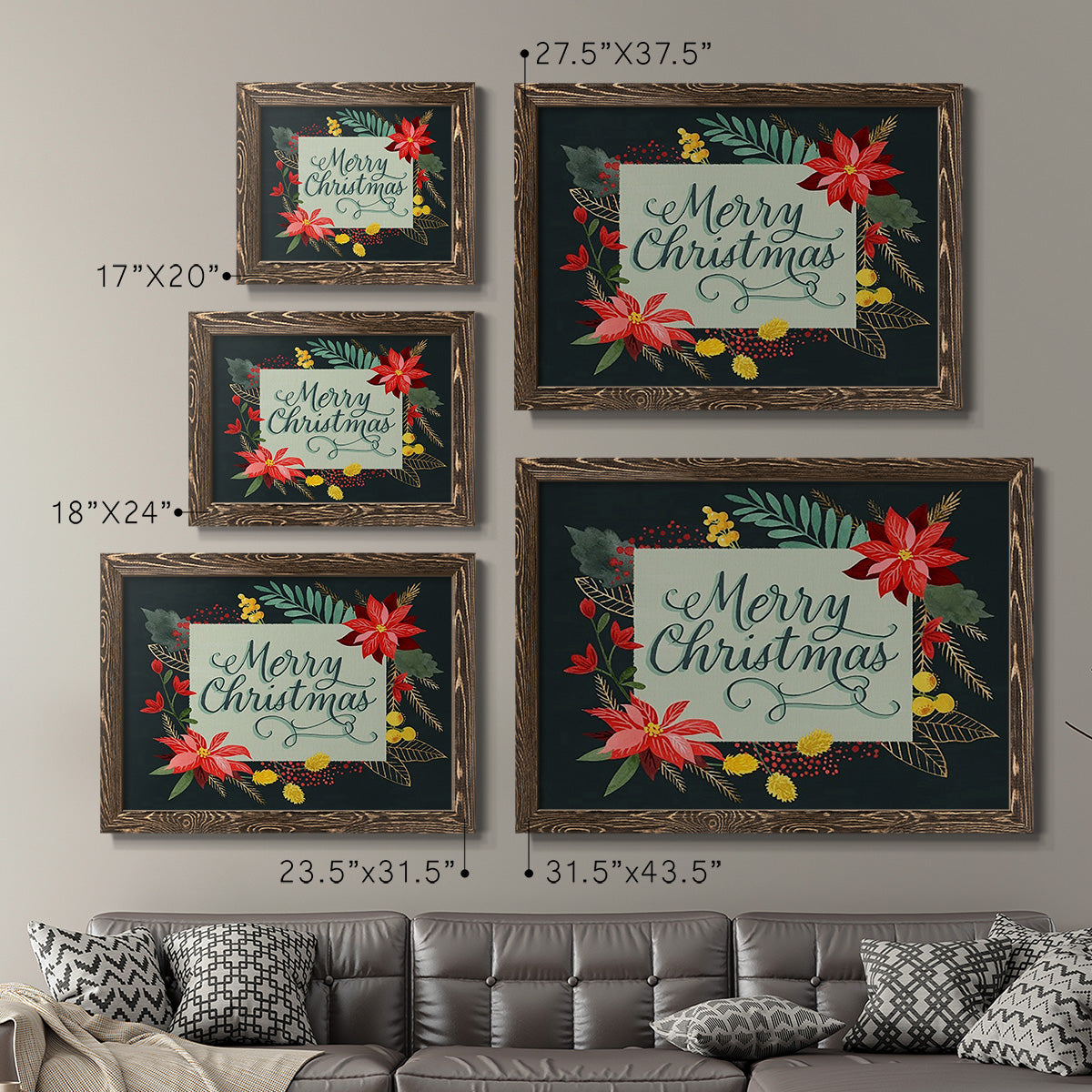 Bright Christmas Night  I-Premium Framed Canvas - Ready to Hang