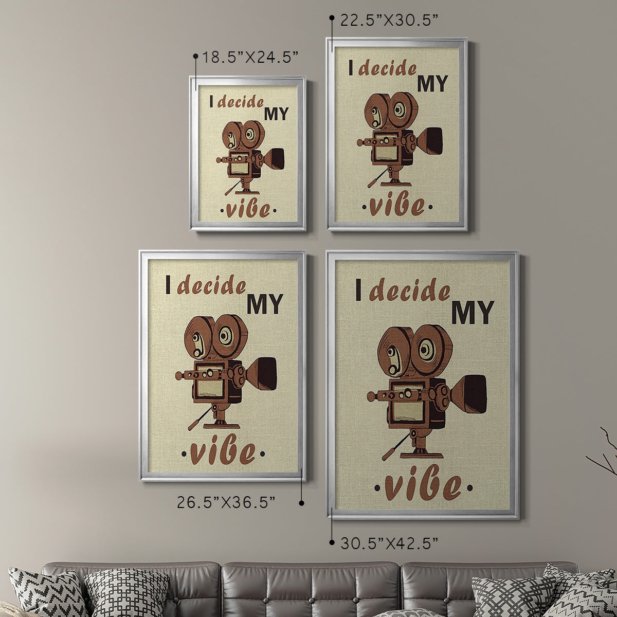 Movie Time III Premium Framed Print - Ready to Hang